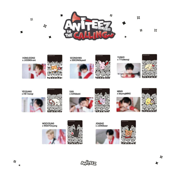 ATEEZ - Card Cover Sticker Set [ANITEEZ IN THE CALLING Official MD]