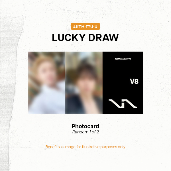 VERNON X THE8 V8 1st Mini Album - Withmuu Lucky Draw