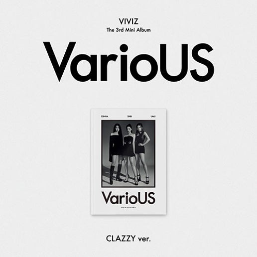 VIVIZ VarioUS 3rd Mini Album - CLAZZY version cover and packaging image