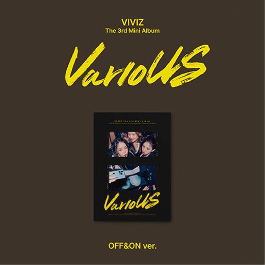 VIVIZ VarioUS 3rd Mini Album - OFF&amp;ON version cover and packaging image