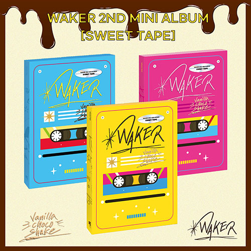 WAKER - Sweet Tape 2nd Mini Album -3 variations  main image
