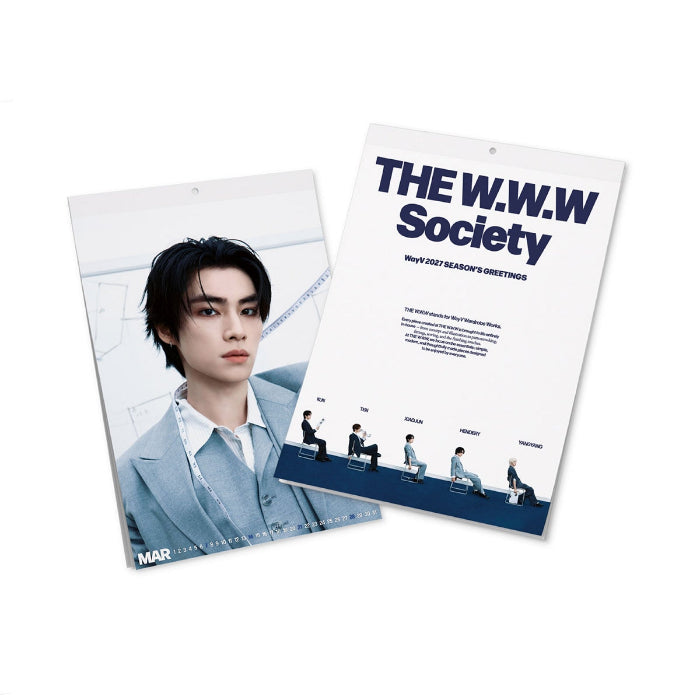 WayV 2027 Seasons Greetings Wall Calendar THE WWW Society - main image