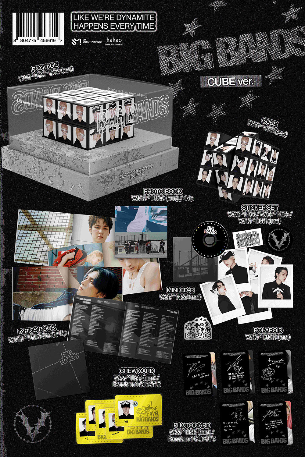 WayV アルバム WAYV - 7TH MINI ALBUM - BIG BANDS (CUBE VER.) — Oh Seoul Happy