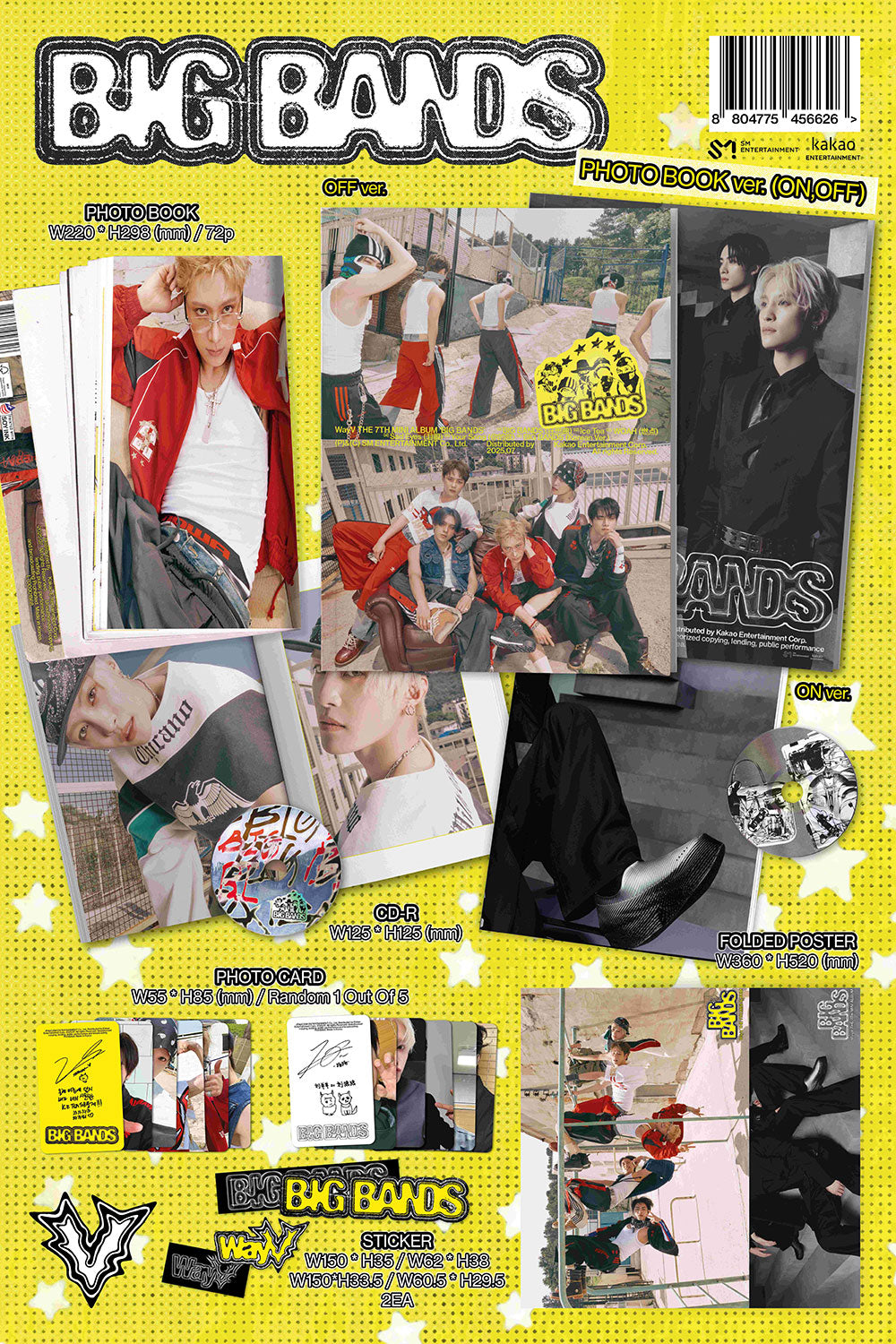 WayV - BIG BANDS [7th Mini Album - Photobook Ver.]