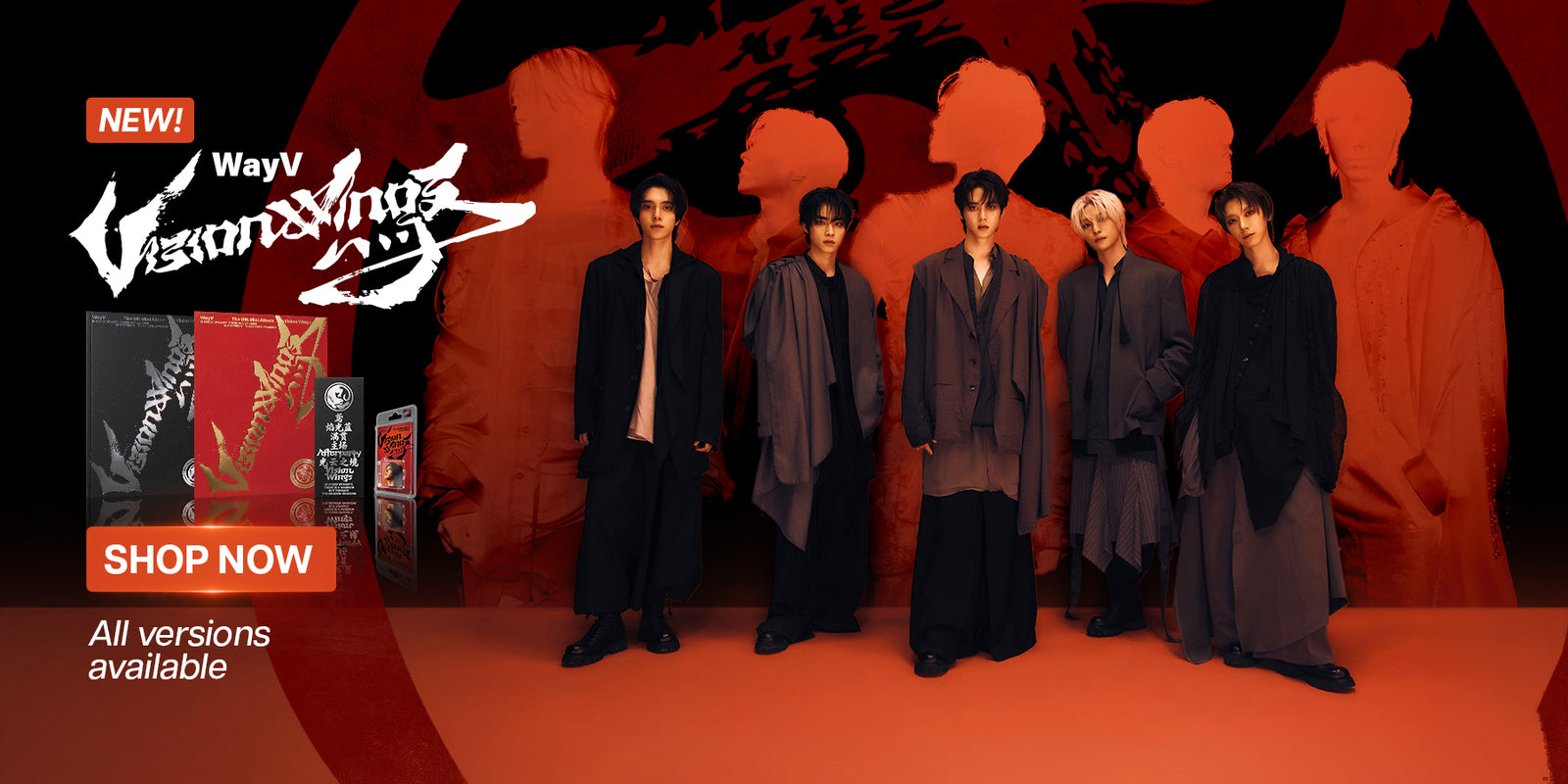 WayV Vision Wings Album - Banner