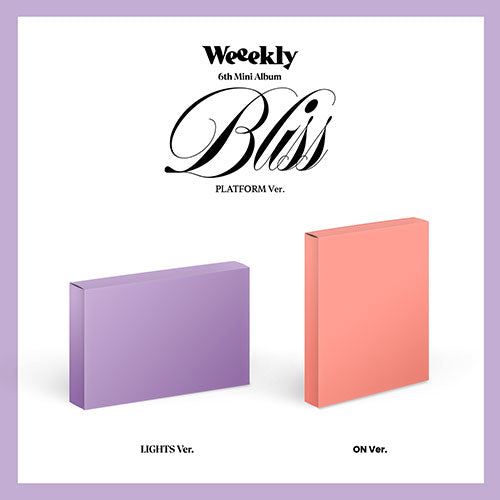 Weeekly - Bliss 6th Mini Album Platform version - 2 variations main image