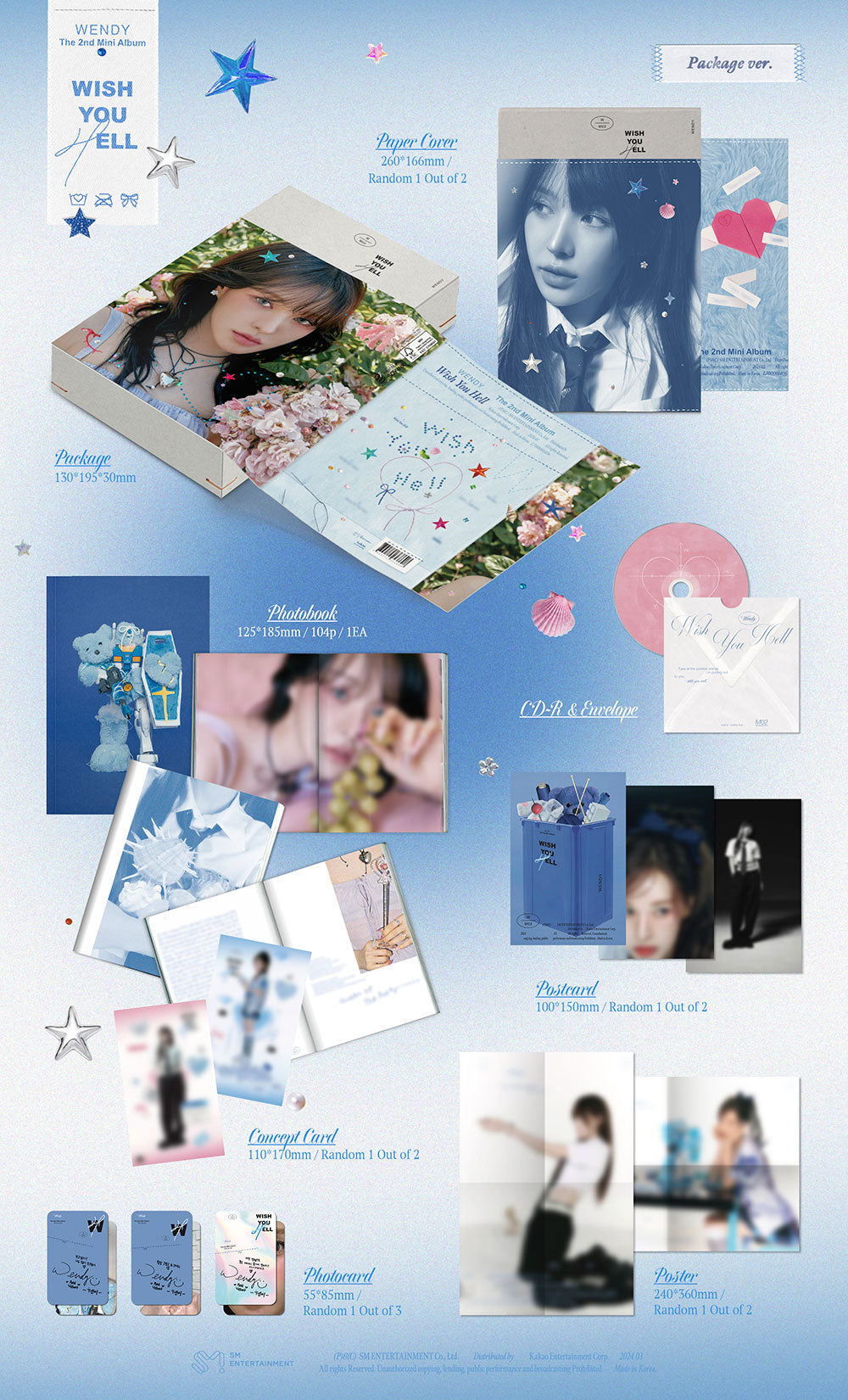 WENDY - Wish You Hell [2nd Mini Album - Package Ver.]