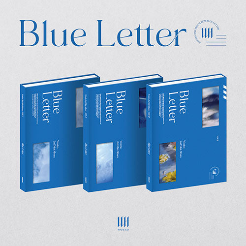 WONHO Blue Letter 2nd Mini Album 3 variations cover image