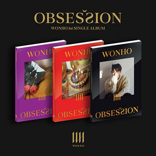 WONHO OBSESSION 1st Single Album - 3 Variations Main Cover Image