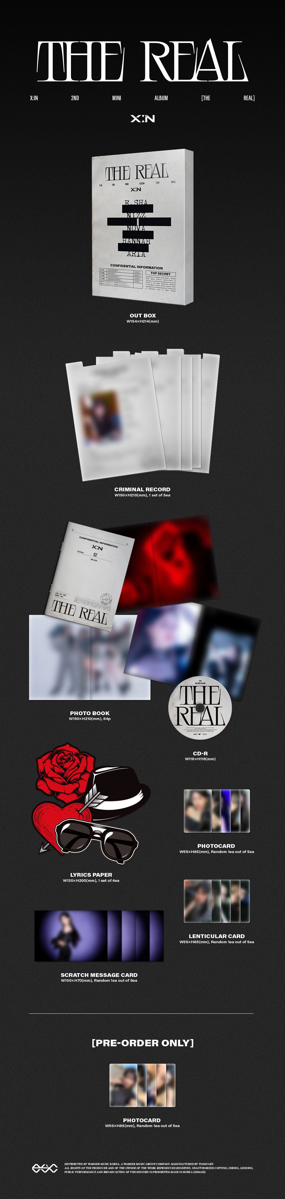 X:IN - THE REAL [2nd Mini Album]