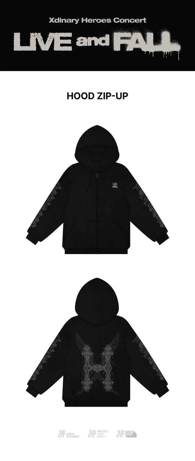Xdinary Heroes - Hood Zip-Up ['LIVE and FALL' Concert Official MD
