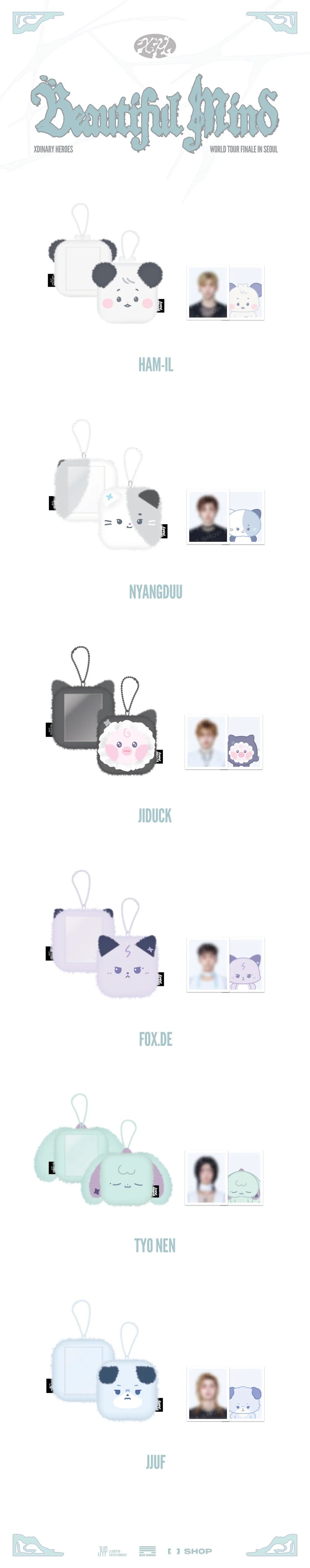 Xdinary Heroes - Xdinary Monsters ID Photo Holder ['Beautiful Mind' WORLD TOUR FINALE IN SEOUL Official MD]