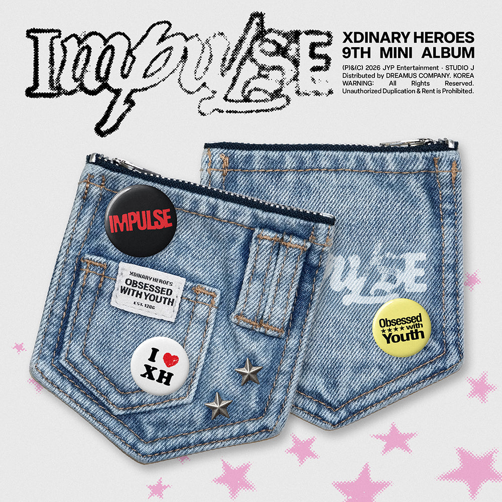Xdinary Heroes IMPULSE 9th Mini Album DENIM POUCH Ver - main image