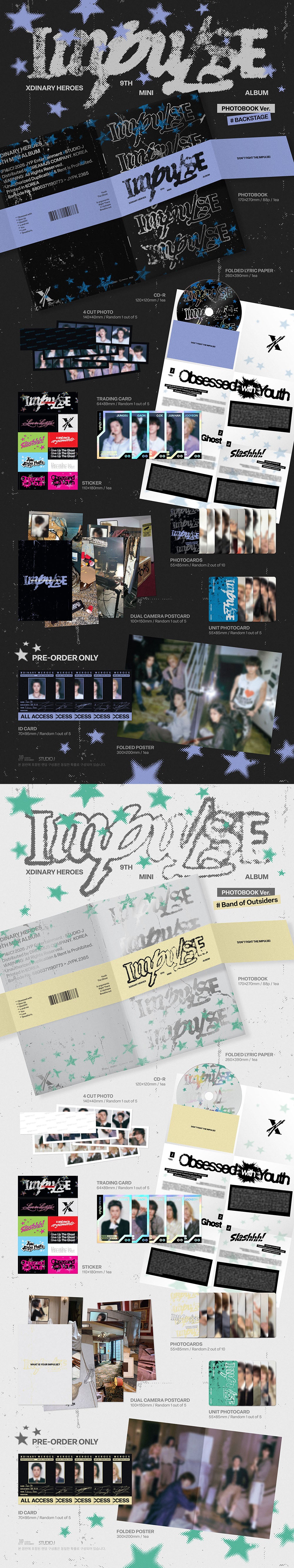 Xdinary Heroes - IMPULSE [9th Mini Album - Photobook Ver.] - K PLACE