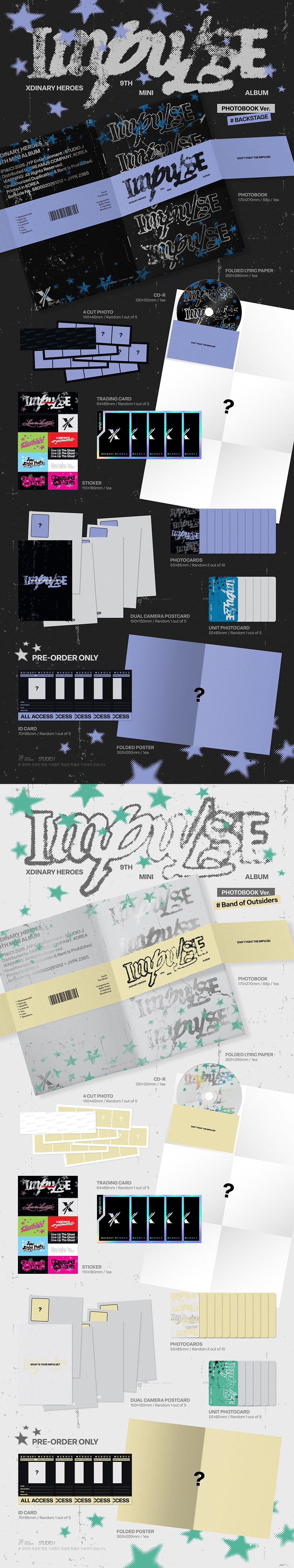 [PRE-ORDER] Xdinary Heroes - IMPULSE [9th Mini Album - Photobook Ver.] gallery image 1