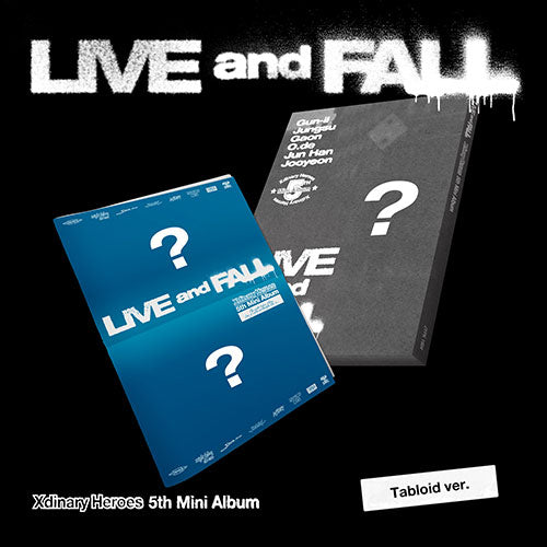 Xdinary Heroes LIVE and FALL 5th Mini Album Tabloid Version - main image