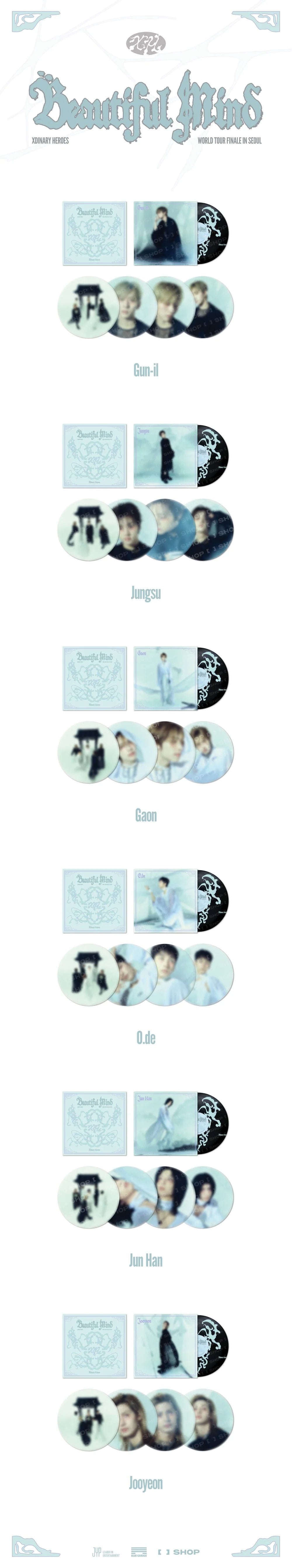 Xdinary Heroes - LP Poster Set ['Beautiful Mind' WORLD TOUR FINALE IN SEOUL Official MD]