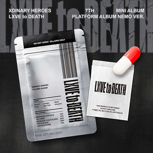 Xdinary Heroes LXVE to DEATH 7th Mini Album Nemo Ver - Main Image