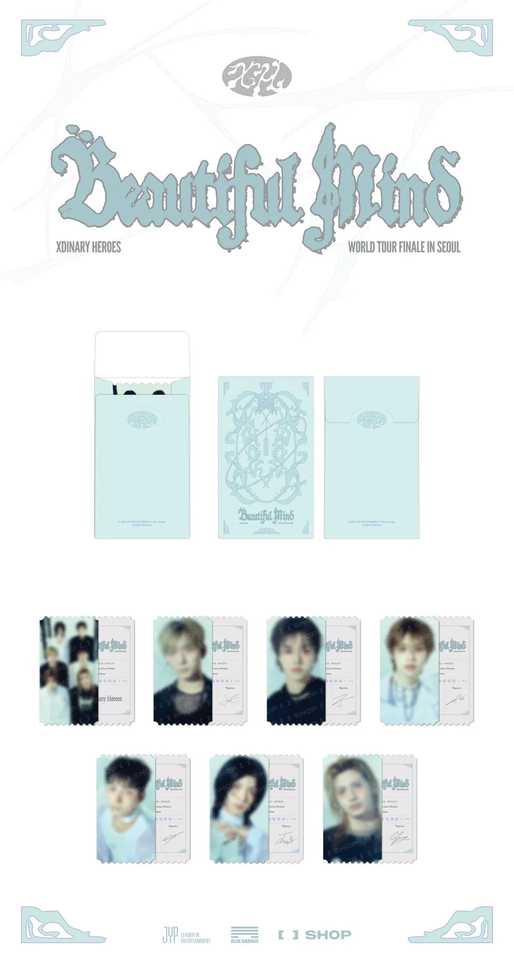Xdinary Heroes - Photo Ticket Set ['Beautiful Mind' WORLD TOUR