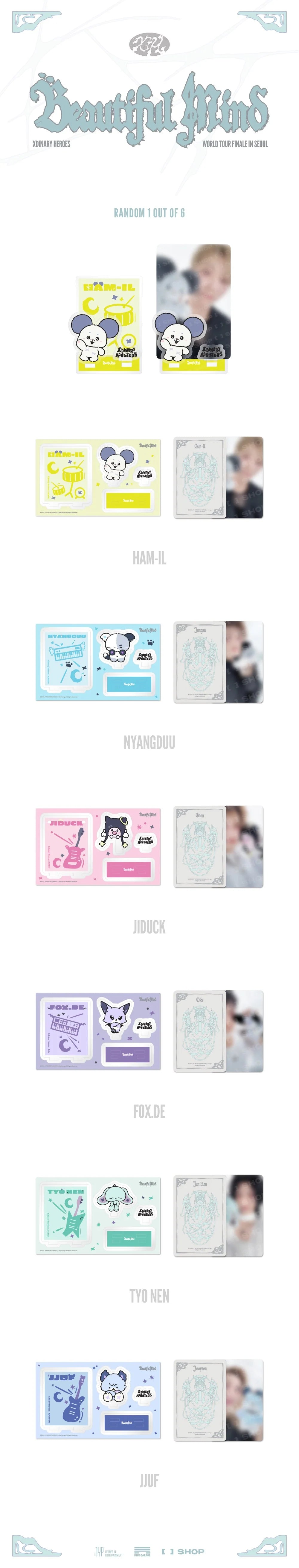 Xdinary Heroes - Secret Acrylic Stand ['Beautiful Mind' WORLD TOUR