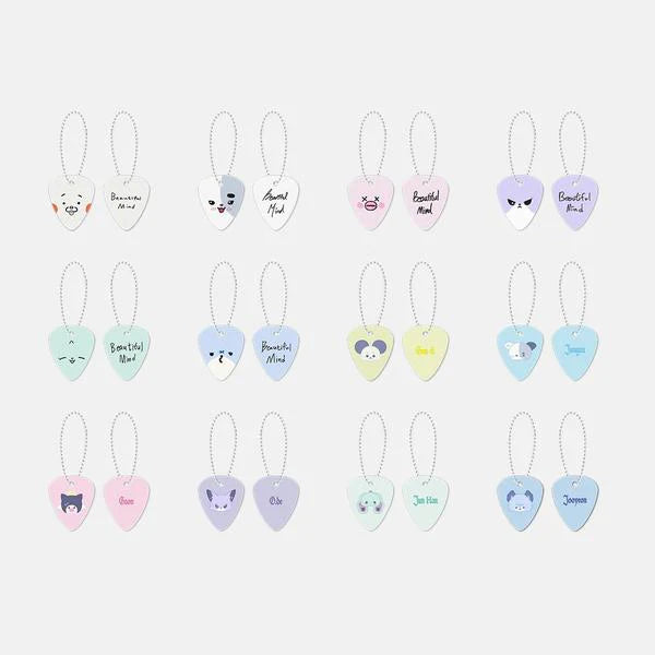 Xdinary Heroes Secret Pick Keyring Beautiful Mind WORLD TOUR FINALE IN SEOUL Official MD - main image