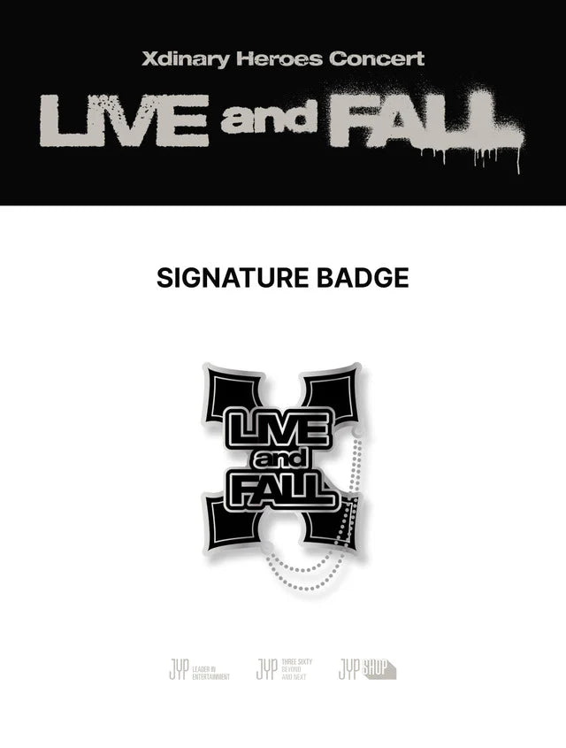 コリアグランドセール 2025 Xdinary Heroes Concert FALL' and ['LIVE Badge Signature - キッズコスチュームアクセサリー