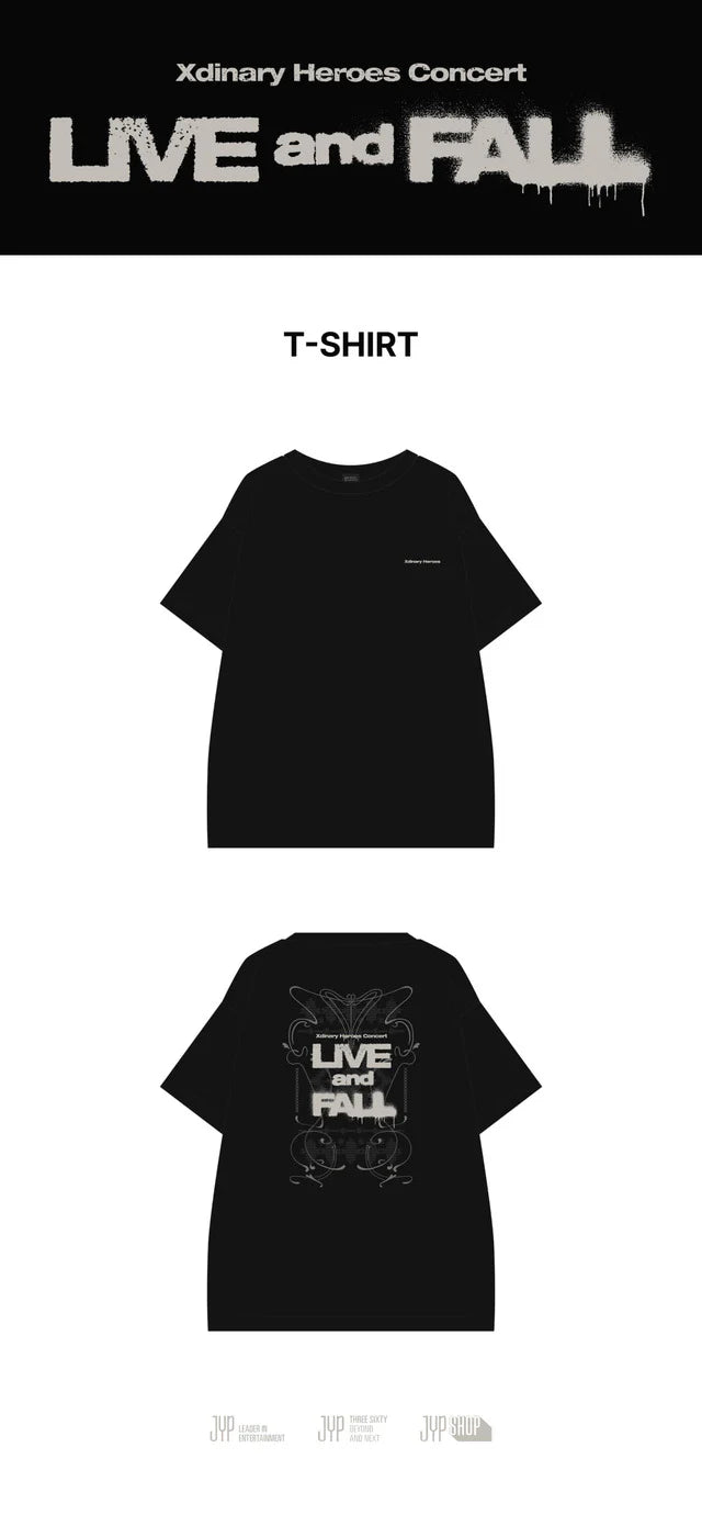 [PRE-ORDER] Xdinary Heroes - T-Shirt ['LIVE and FALL' Concert Official MD]