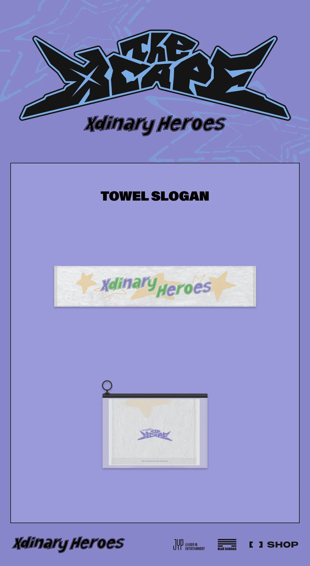 Xdinary Heroes - Towel Slogan ['The Xcape' Summer Special Official Xdinary Heroes - Towel Slogan ['The Xcape' Summer Special Official