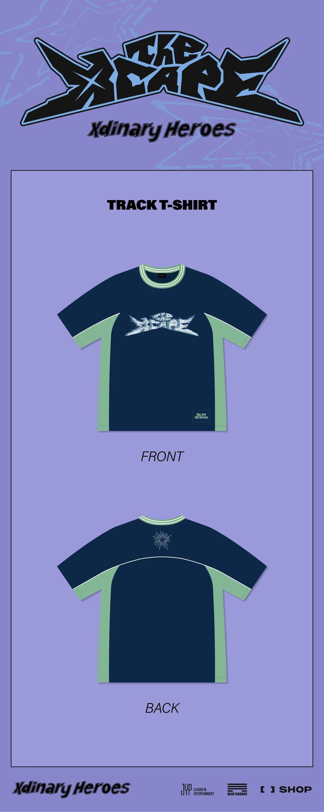 Xdinary Heroes - Track T-Shirt ['The Xcape' Summer Special