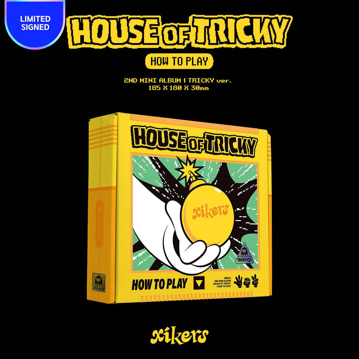 xikers HOUSE OF TRICKY HOW TO PLAY 2nd Mini Album Signed US Exclusive - TRICKY version image