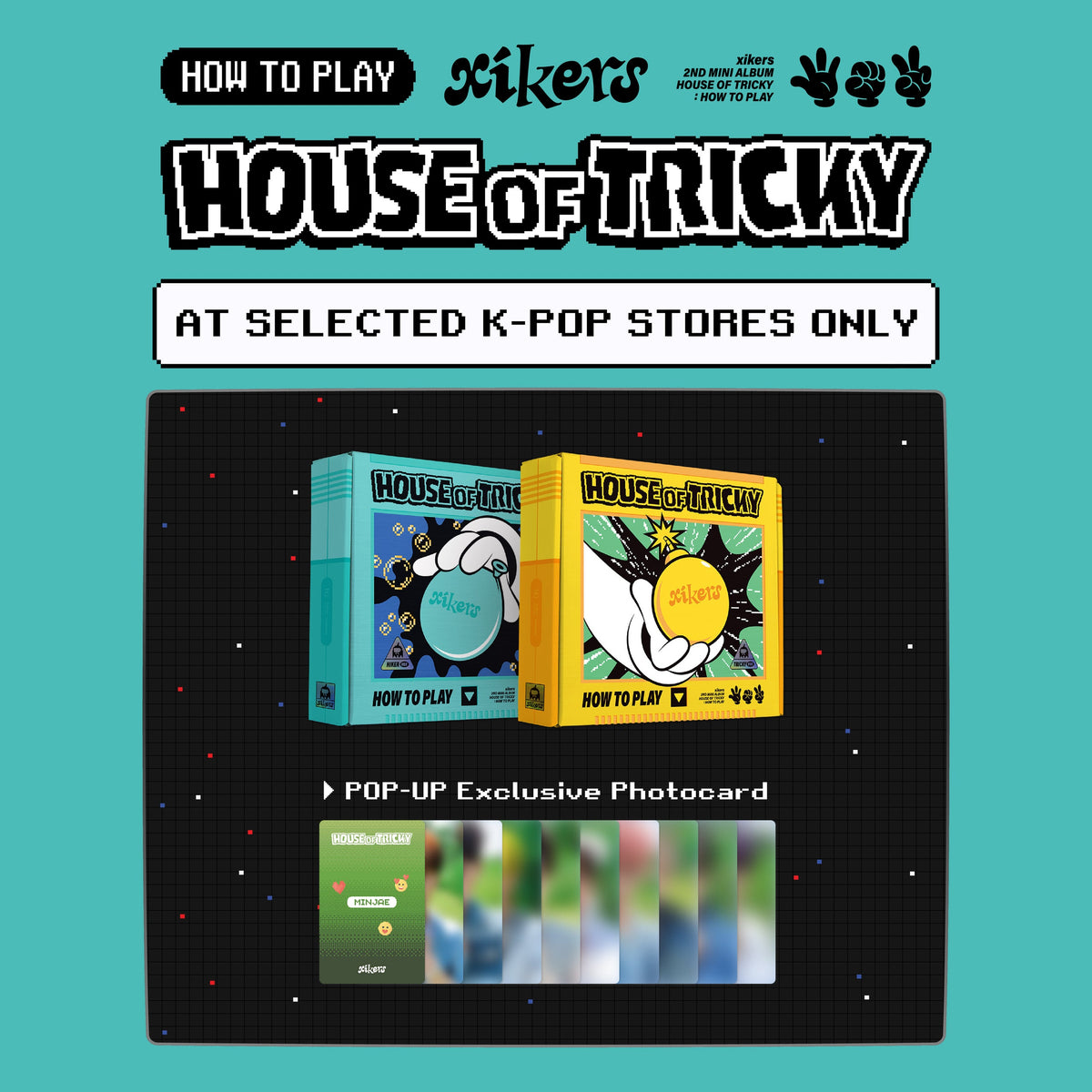 xikers HOUSE OF TRICKY HOW TO PLAY 2nd Mini Album - US POP-UP Exclusive image