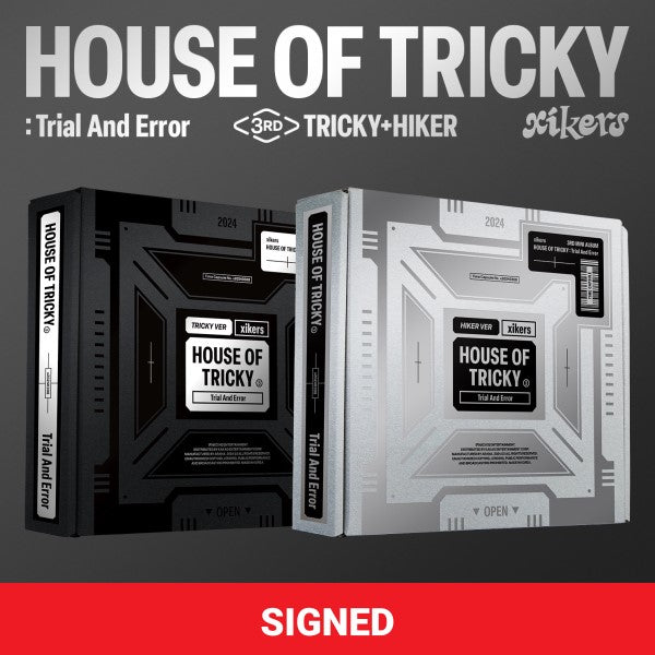 XIKERS HOUSE OF TRICKY Trial And Error 3rd Mini Album - Signed US Exclusive version main image