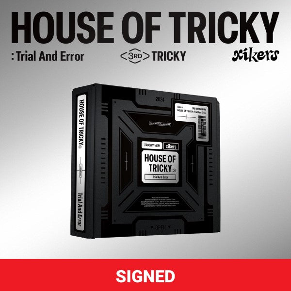 XIKERS HOUSE OF TRICKY Trial And Error 3rd Mini Album - Signed US Exclusive TRICKY version image