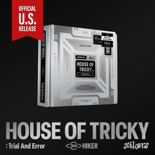 XIKERS HOUSE OF TRICKY Trial And Error 3rd Mini Album - US Exclusive POP-UP HIKER version image