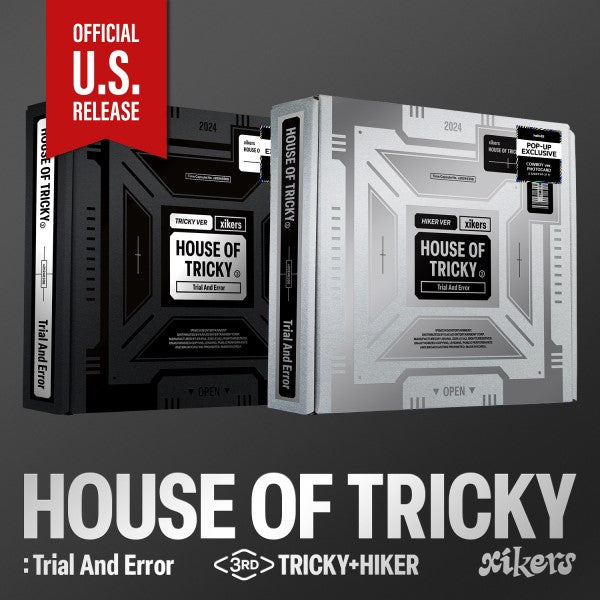 XIKERS HOUSE OF TRICKY Trial And Error 3rd Mini Album - US Exclusive POP-UP version main image