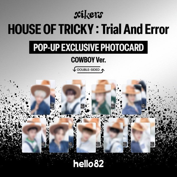 XIKERS HOUSE OF TRICKY Trial And Error 3rd Mini Album - US Exclusive POP-UP Version Photocards Preview 1
