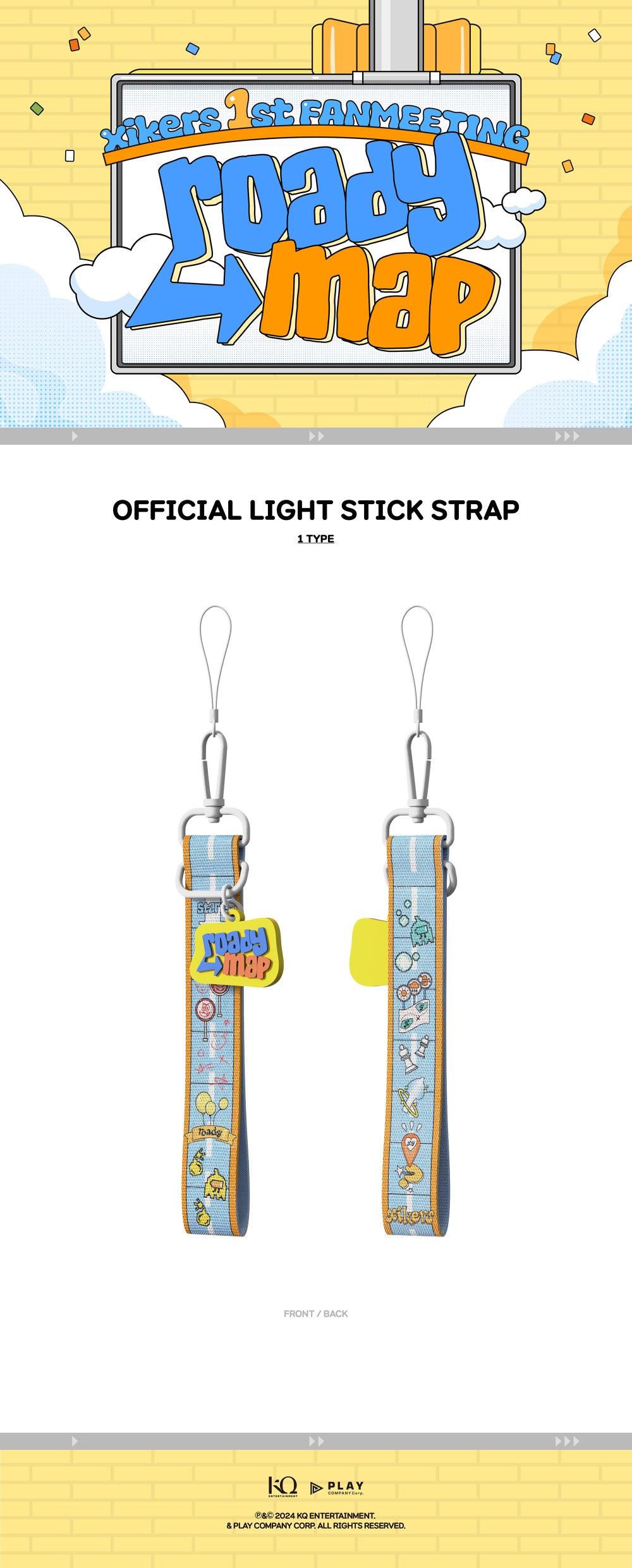 xikers - Light Stick Strap [1st Fanmeeting : roadYmap]