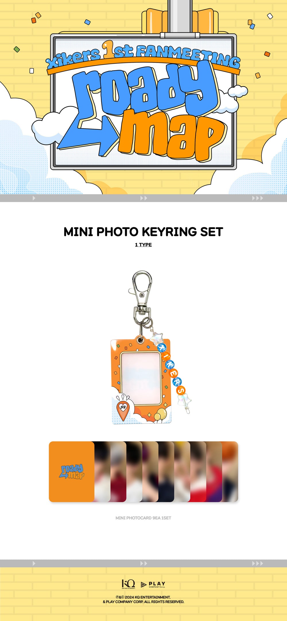 xikers - Mini Photo Keyring Set [1st Fanmeeting : roadYmap]