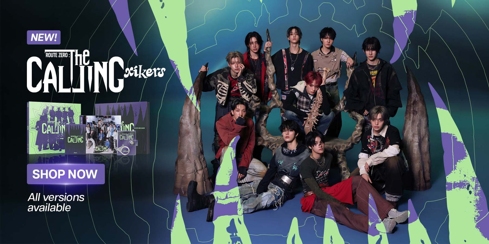 xikers ROUTE ZERO The CALLING Album - Banner