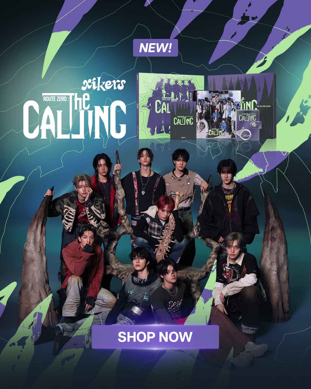 xikers ROUTE ZERO The CALLING Album - Mobile Banner