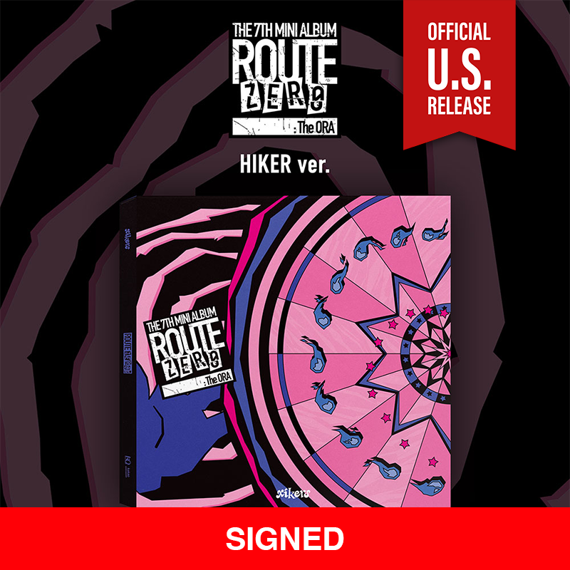 xikers ROUTE ZERO The ORA 7th Mini Album - Signed US Exclusive HIKER version - Main Image
