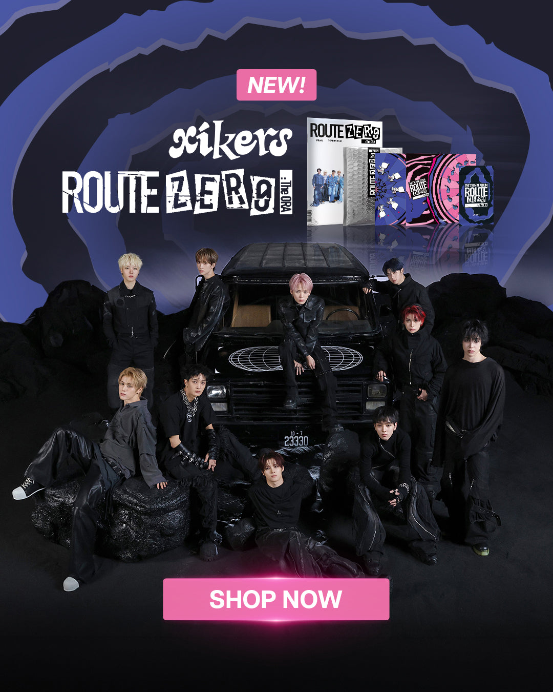 xikers ROUTE ZERO The ORA Album - Mobile Banner