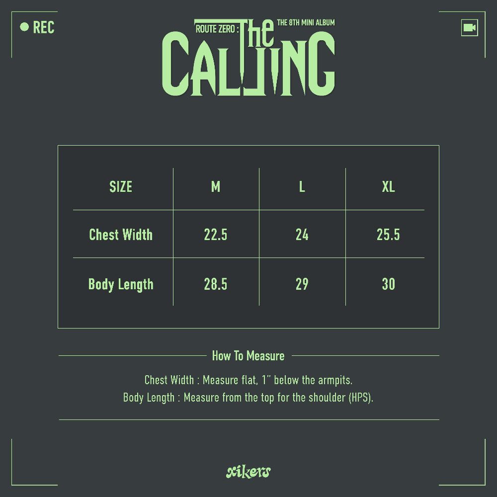 [PRE-ORDER] xikers - Washed Zip Up Hoodie [ROUTE ZERO : The CALLING Official MD] gallery image 1