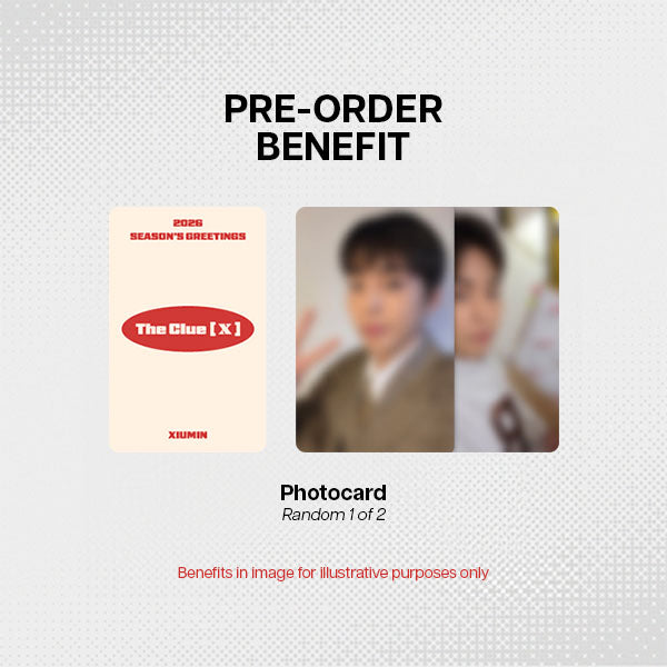 XIUMIN 2026 Seasons Greetings The Clue X - POBs