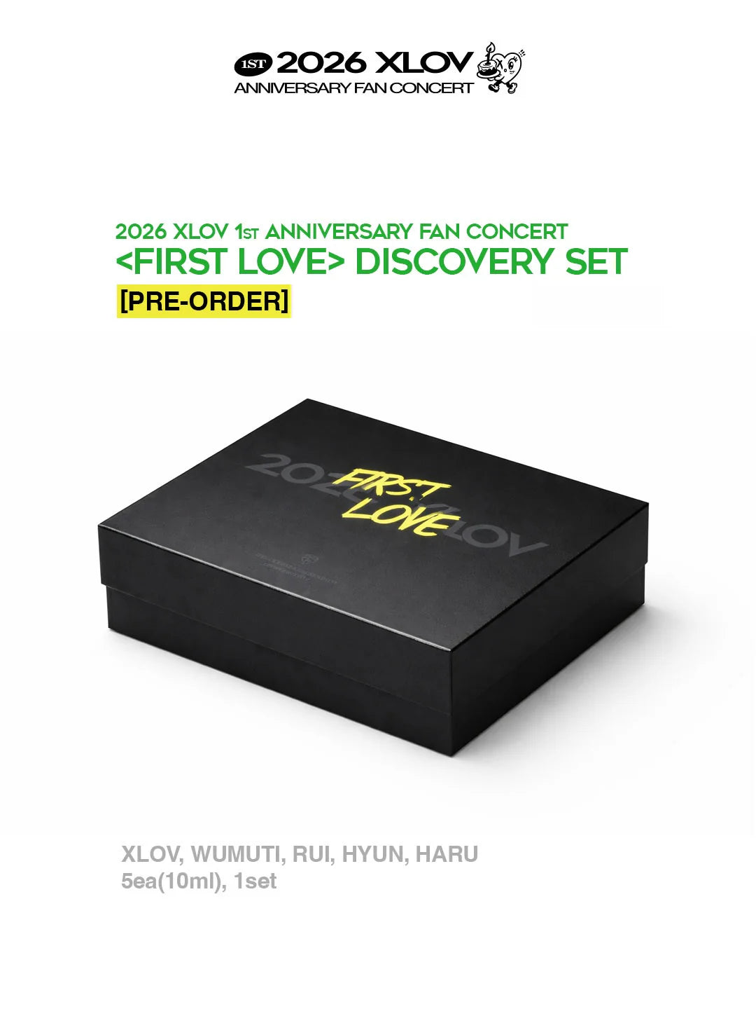 XLOV トレカ 1stmusic コンプセット XLOV - Discovery Set [1st Anniversary Fan Concert 'FIRST LOVE