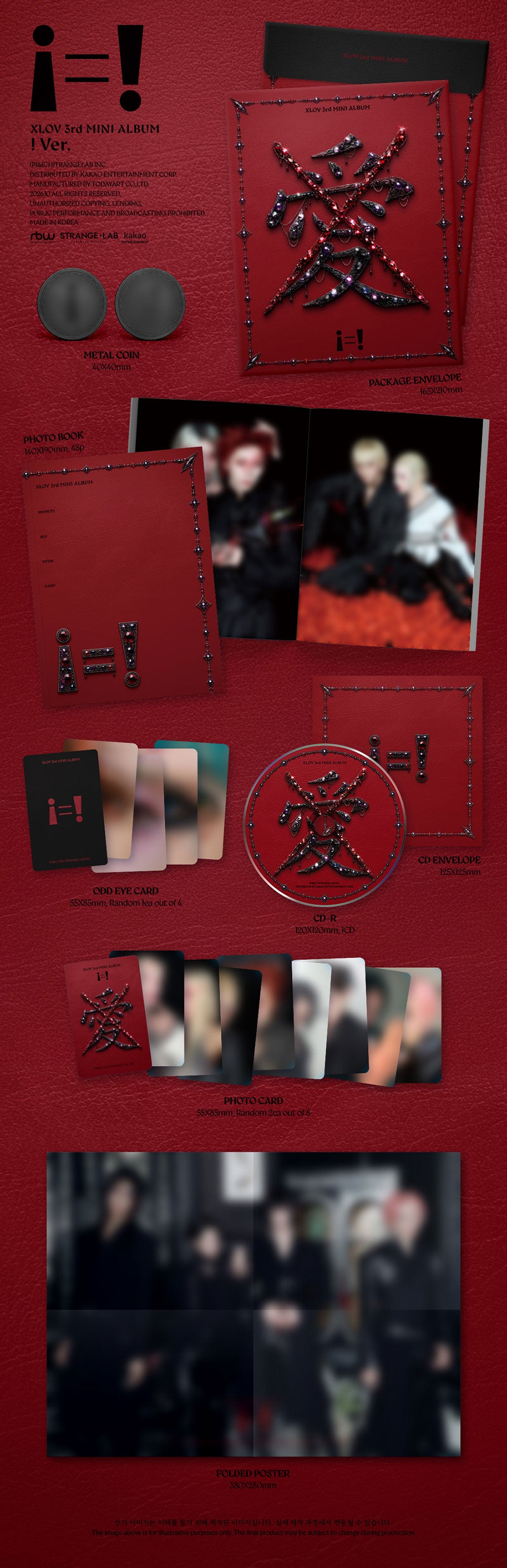 [PRE-ORDER] XLOV - i=! [3rd EP Album - ! Ver.] gallery image 2