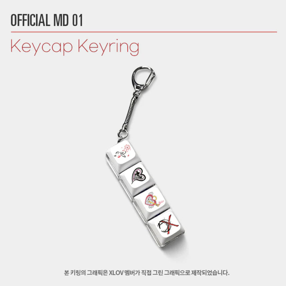 XLOV - Keycap Keyring [CLOXE 2U Fanmeeting Official MD] - K PLACE