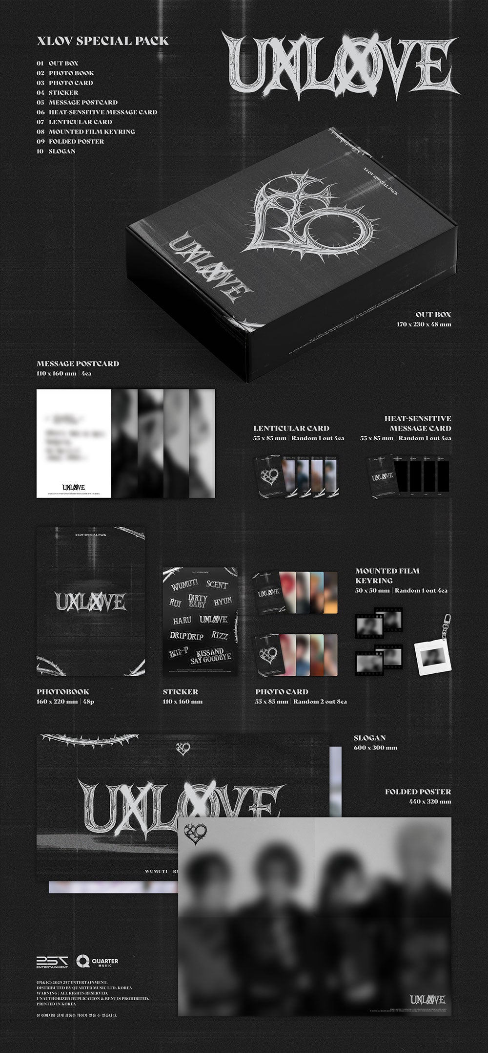 [PRE-ORDER] XLOV - UXLXVE [1st Mini Album - Special Pack Ver.]