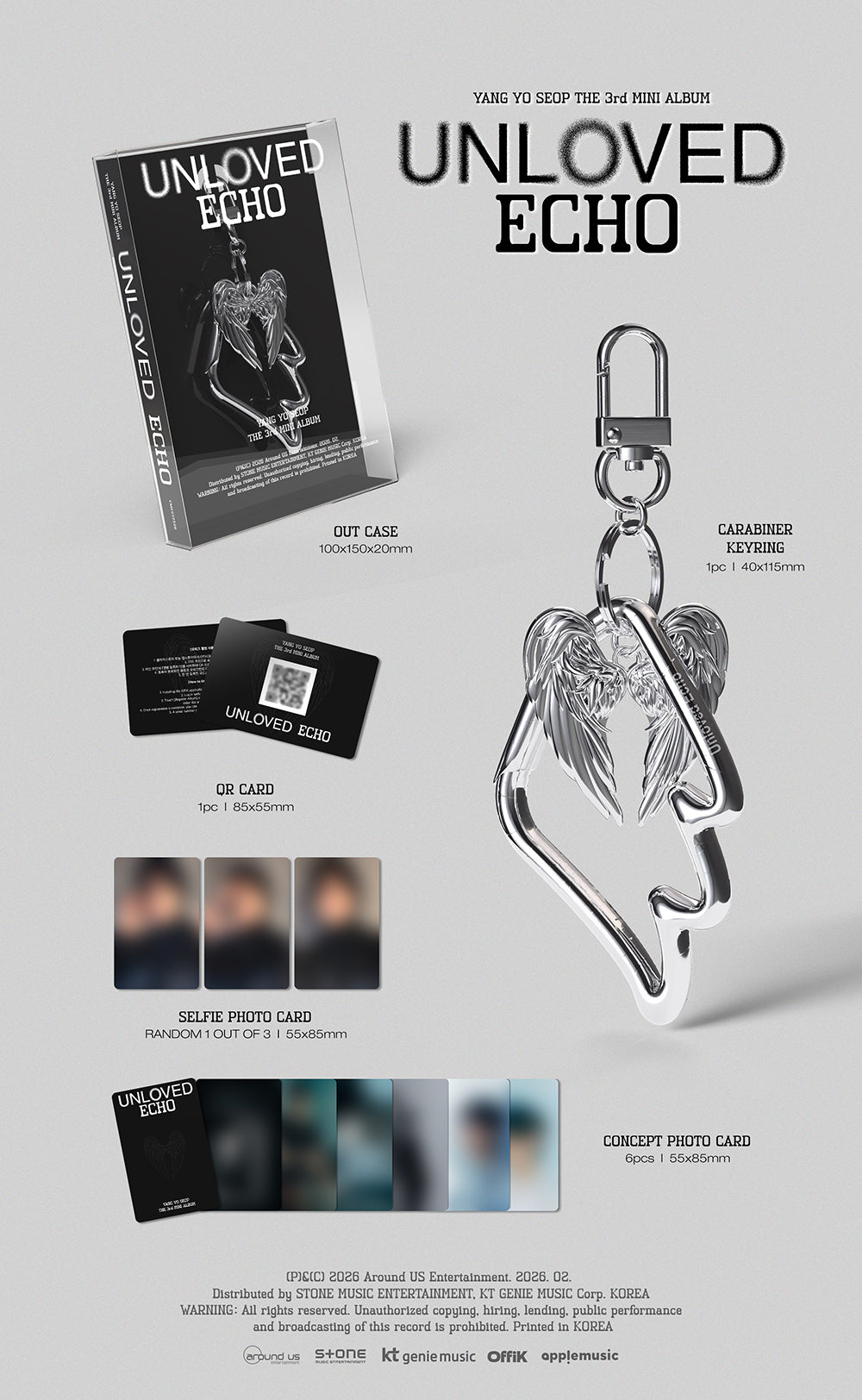 YANG YO SEOP - Unloved Echo [3rd Mini Album - Platform Ver.]