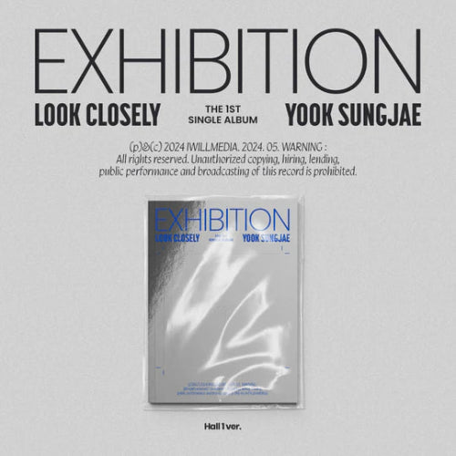 YOOK SUNGJAE EXHIBITION Look Closely 1st Single Album Hall 1 Ver.